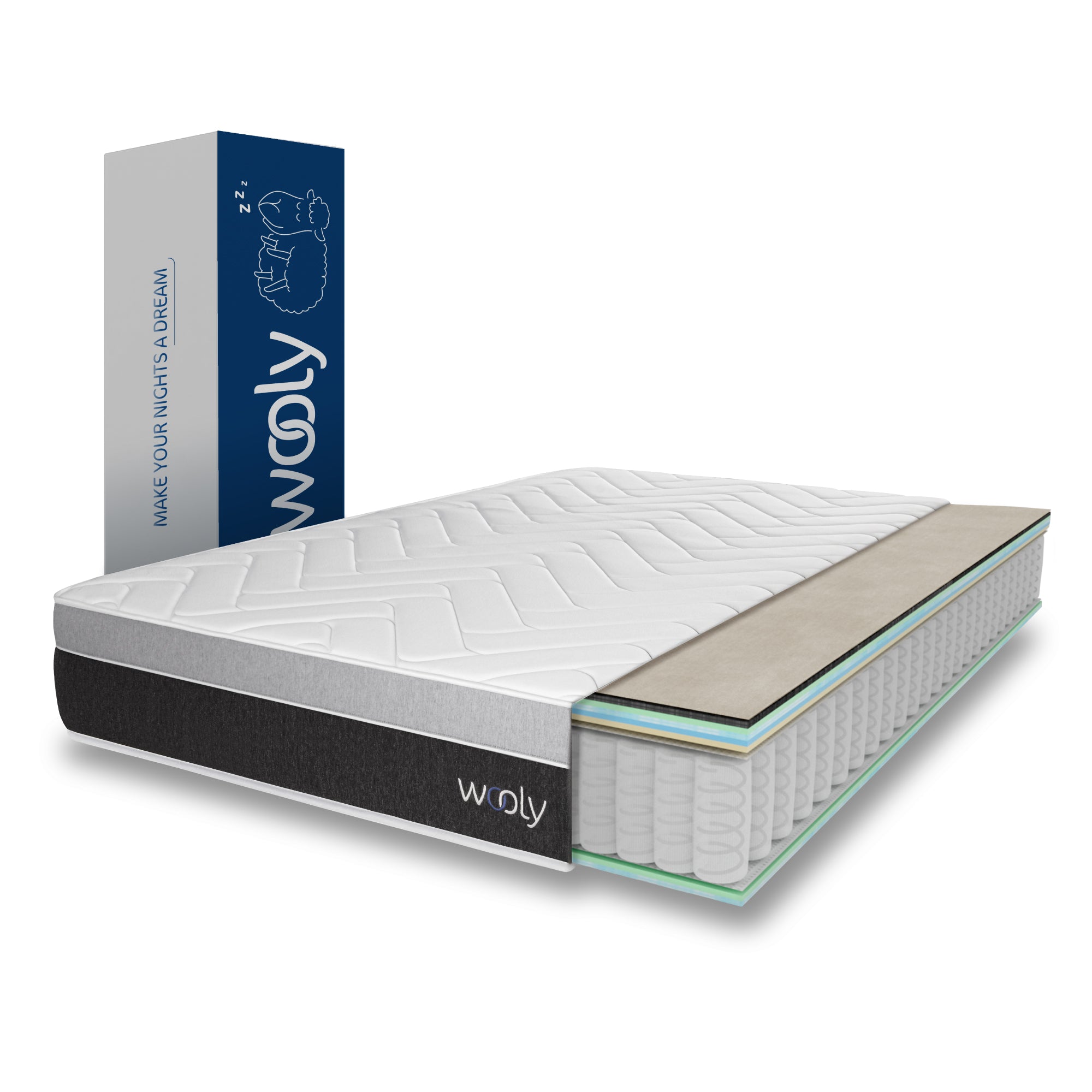 Matelas Wooly Level Hybride
