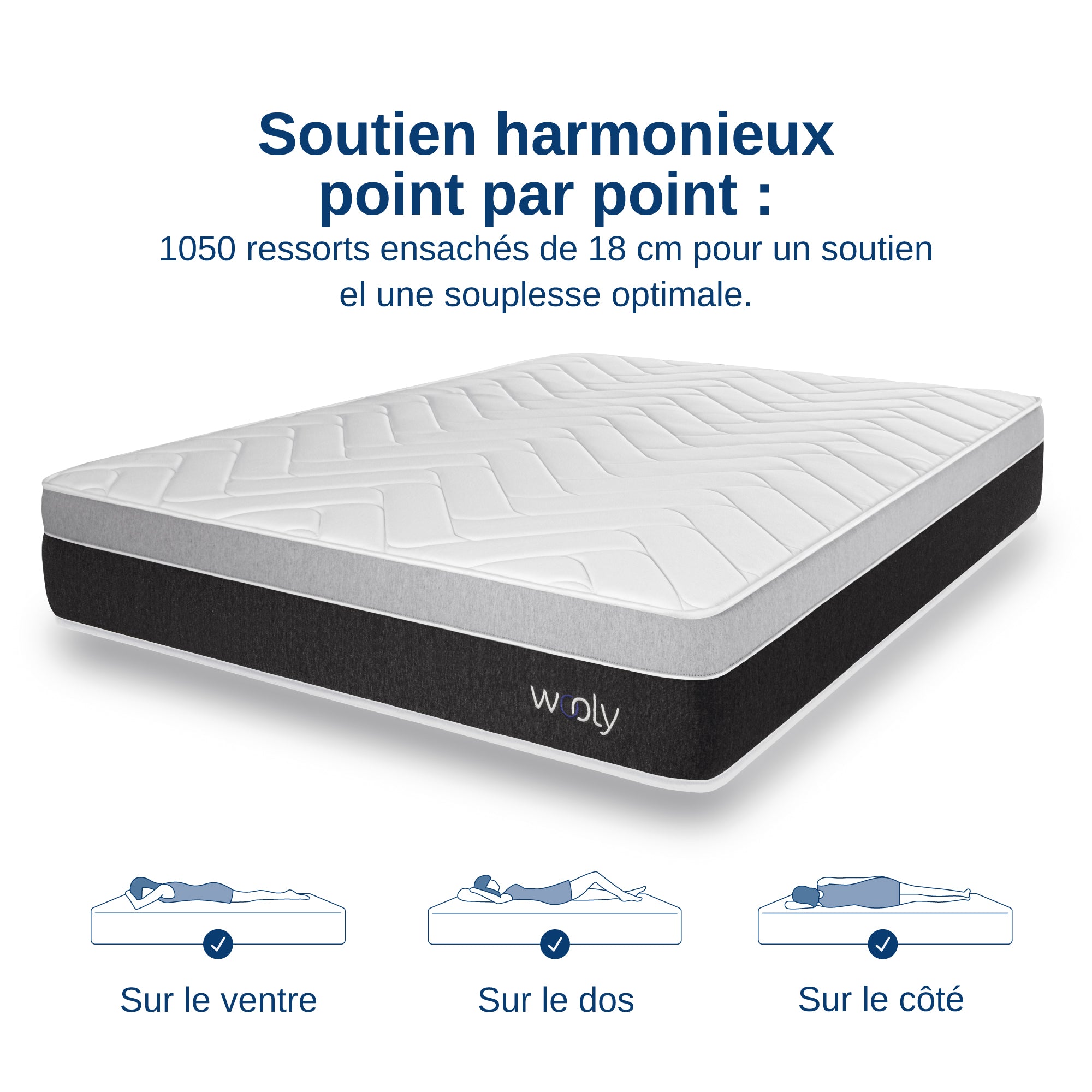 Matelas Wooly Level Hybride