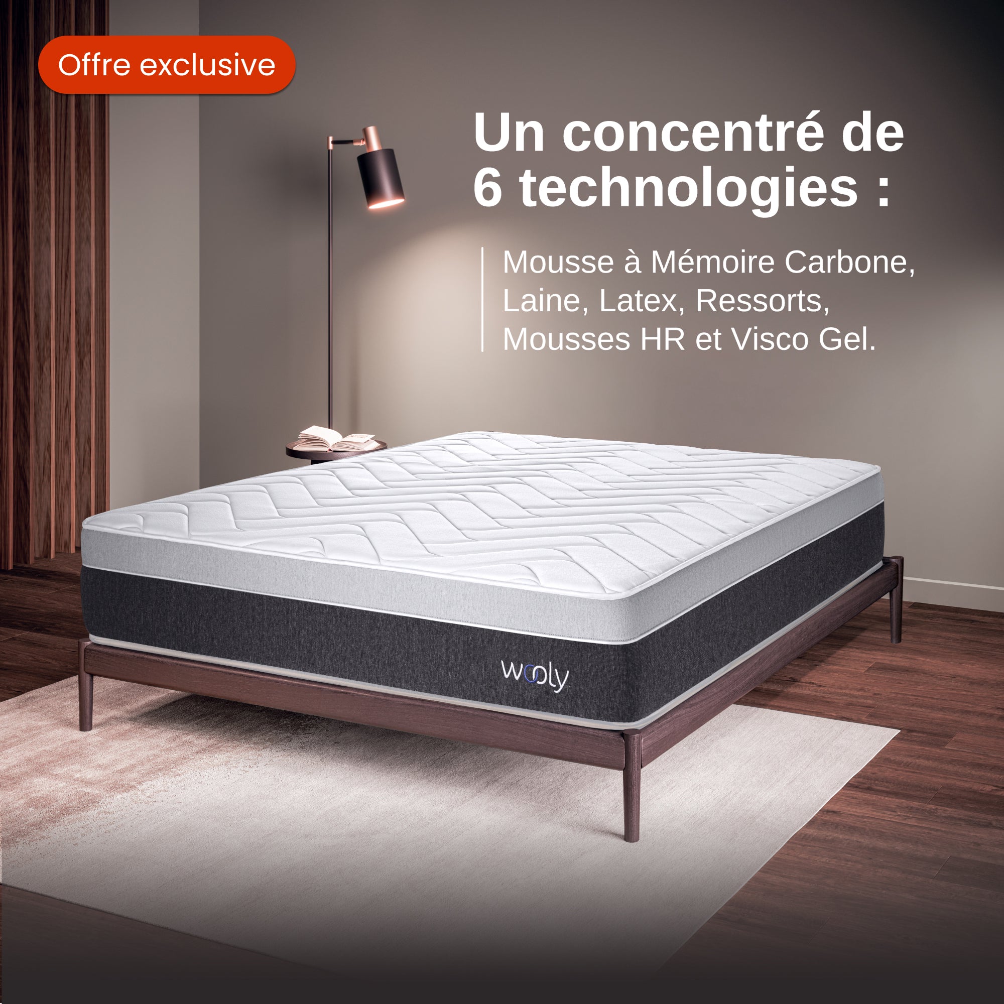 Matelas Wooly Level Hybride