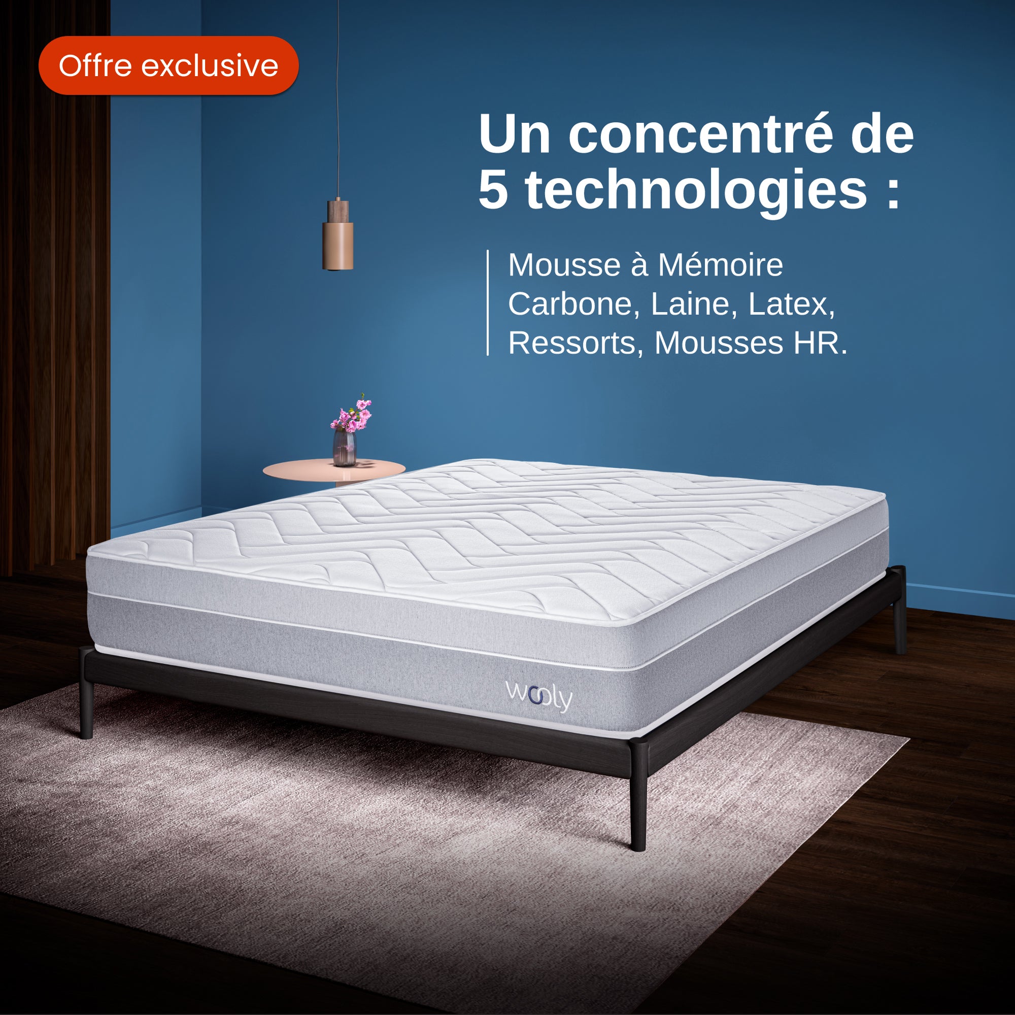 Matelas Wooly Original Hybride