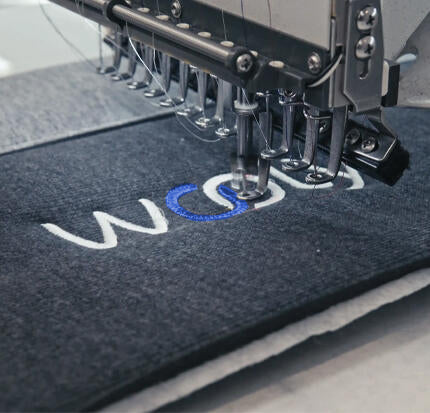 La marque Wooly Bedding est brodée sur tous les matelas.