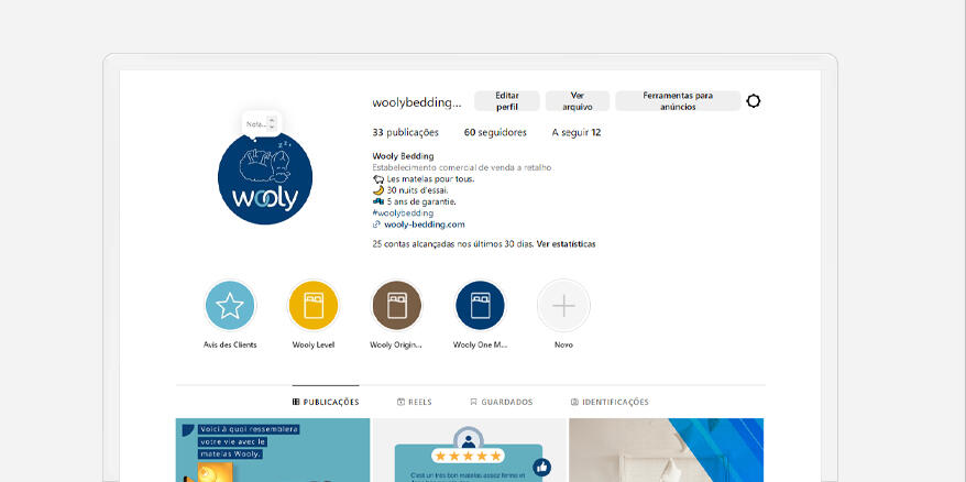 Instagram Wooly Bedding