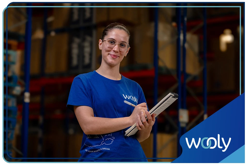 Personnel de literie Wooly qualité